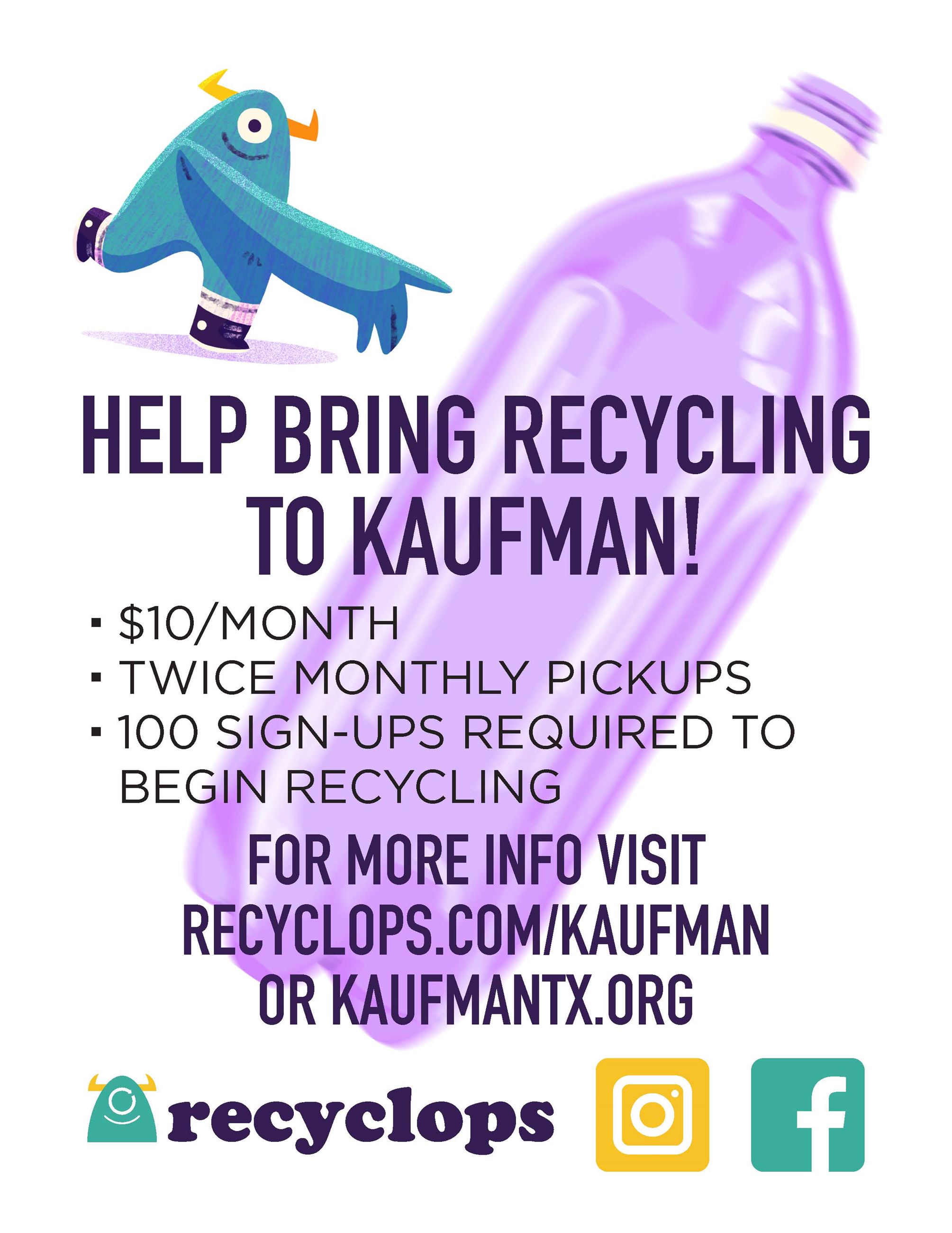 Recyclops Flier Kaufman